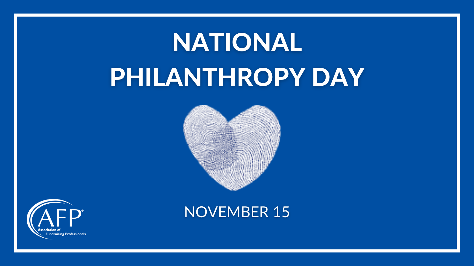 National Philanthropy Day Toolkit Association of Fundraising